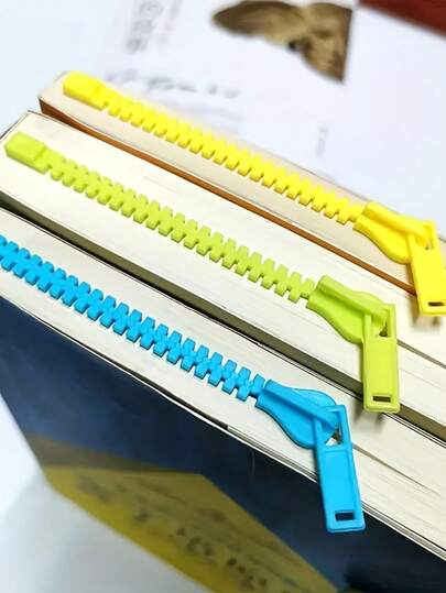 Söta 3D-bokmärken, gjorda av hållbar plast, perfekta för att lysa upp din lästid