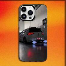 Funda para teléfono Car G-Golf R 7 GTI compatible con  16,15,14,13,12,11,Mini,Pro,E,MAX, funda negra mate a prueba de golpes, compatible con funda  17, funda  17 Pro, funda  17 Pro Max - z8 - Ver 9