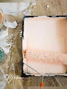 Charola Para Pintar Plastica Reforzada 9 Pulgadas Color Negro Herramienta Para Pintar - Negro - Ver 2