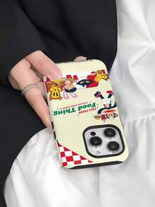 Paul Frank Licensed Authentic 2-In-1 Phone Case, Full Body Protective Shockproof Camera Cover, Design Compatible With IPhone 13/14/15/16 Pro Max - Multicolor - View 6