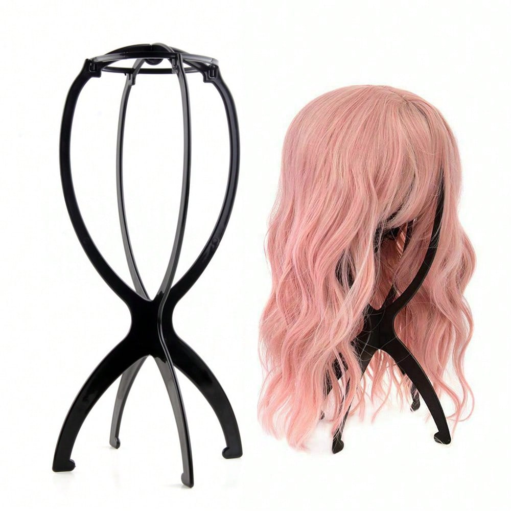 5PCS Wig Display Stand Mannequin Dummy Head Cap Hat Hair Holder Fordable Stable
