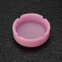 1 Stück Silikon Aschenbecher, hochwertige Tarnmuster Design Leuchtet im Dunkeln Raucher Zubehör, rutschfest