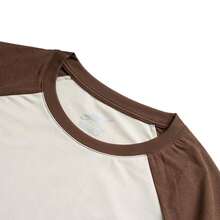 Skechers Long Sleeve Knit T-Shirt, Casual Daily & Travel Wear, Unisex - Brown - View 3