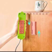 10PCS Socket Holder Plug Fixer Wall-Mounted Power Strip Holder Sticker Punch-Fre - White - View 4