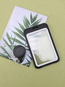 قطعة واحدة حامل بطاقة هوية قابل للسحب، حامل بطاقة PVC قابل للتمدد ومقاوم للماء، إكسسوارات عصرية وأنيقة للطلاب، بطاقة عضوية، بطاقة باص، بطاقة هوية طالب وبطاقة عمل، لوازم مكتبية للممرضات والأطباء والمعلمين والموظفين - متعدد الألوان - مشاهدة 7