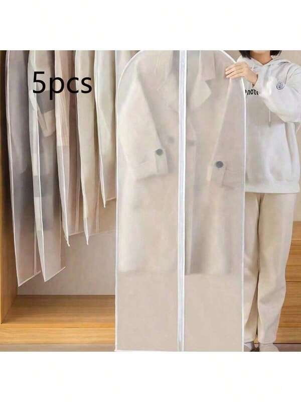 Dust Cover Hanging Garment Bag, Transparent Dust-Proof Bag For Wardrobe, Suitable For Hanging Clothes