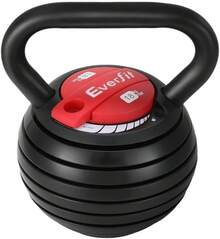 Everfit 18kg Adjustable Kettlebell Set Portable Kettle Bell Weight Dumbbells - 1 - View 4
