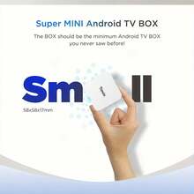 TUOGTCI Mini TV Box, Allwinner H313 TX1 Android 10 Smart TV Box - Reproductor multimedia 4K Ultra HD con CPU H313 de cuatro núcleos, Wi-Fi 2.4G y Ethernet, control parental, control remoto y fuente de alimentación, diseño compacto para mini TV, Smart TV doméstico, dispositivo de transmisión de video, componentes de alta calidad
