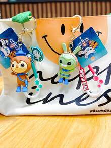 OCTONAUTS Decorações de festa de Ação de Graças, Natal e Halloween com tema OCTONAUTS, chaveiros genuínos em formato de personagens dos Octonauts, pingentes de animais fofos, decorações de bolsa, chaveiros de carro e presentes de festa de festival para troca mútua