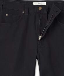 Mens Relaxed-Fit Carpenter Utility Pant With Pockets, Fashionable Workwear - Black - View 5