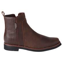 Fratello Select Fratello botines color café para hombre 0215, estilo versátil, perfectos para ocasiones casuales, de oficina o salidas nocturnas, botines café hombre, botín chelsea, calzado urbano masculino, botines elegantes - Marrón - Ver 3
