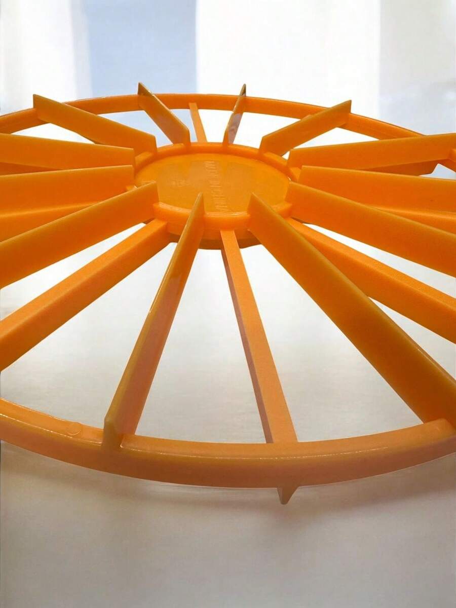 MARCADOR DE REBANADA PARA PASTEL 27 CM CORTA DE 10 A 12 REBANADAS PERFECTAS EN SEGUNDOS - Naranja - Ver 1