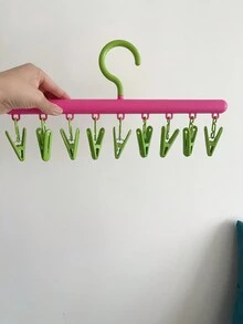 Séchoir à chaussettes dopamine, cintre multi-clips pour sous-vêtements ménagers, organisateur de rangement pour chapeaux, convient pour les dortoirs d'étudiants