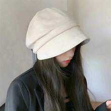 Women's Autumn And Winter Face-Covering Versatile Fleece Bucket Hat Winter Warm