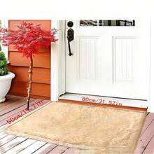Tapis de sol moderne et simple pour la chambre à coucher et le salon. Coussin rouge mignon de style nordique Ins couvrant complètement le tatami, la table basse. 1 pièce. Décoration de la pièce - Camel - Voir 13