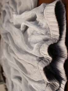 LUCIDVUE 1 Piece Summer Outfits For Women Skirt Peacock Blue Glittering Fabric Double Chiffon Skirt Two Ways To Wear It Beach Vacation Outfits Big Swing Elegant Skirts Return Long Dresses - Light Grey - View 10