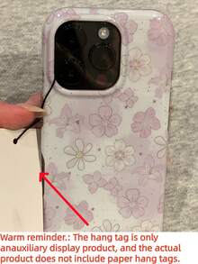 Cute Daisy Spring Flower Purple Phone Case Compatible With IPhone 17 ProMax 16 15 14 13 12 Pro Max 11 Lovely Floral Shockproof Soft Back Cases - Light Purple Flowers - View 6
