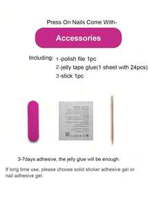 10 件手工制作性感深红色金线线圈白色法式 3D 樱桃杏仁形美甲贴纸，高端性感奢华指甲贴花 - 紅白色 - 查看 6