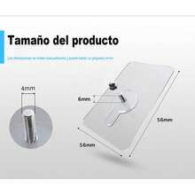 Slzhds 20 Pcs Clavos Adhesivos sin Tornillos, Sin Clavos Colgantes Autoadhesivos Perforados, Ganchos Adhesivos, Gancho de Pared sin Clavos, Gancho Calcomanía de Tornillo Ganchos Pared Pesados - Tipo B - Ver 11