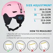 [FREE Balaclava + Liner]JetBlaze 1 PC Ski Snowboard Helmet Adjustable Shockproof Warm Winter Sports Helmet.