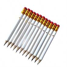 10pcs/20pcs Mini Party Favors - Pencils, White Pencils, Small White Pencils, Games, Bridal Party Pencils - Multicolor - View 6