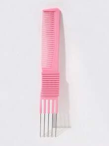 1支碳纤维金属齿梳，沙龙理发师家用蓬松梳，碳纤维材质，不锈钢齿梳（粉色、黑色），后梳，理发配件，吹风机，头发，理发师，美发工具，美发产品，美发配件，边缘梳，理发配件，旅行，吹风机，美发用品，发胶，美发配件，卷发产品，美发设备，配件，剪发剪刀，圣诞节，理发店，理发配件，美发配件，美发，吹风机，头发，配件，美发产品，美发工具，美发用品，护发，卷发梳，理发师，理发配件，美发设备，旅行必备，发型，美发，头发，旅行，美发产品，美发工具，美发用品，理发师，理发配件，理发店，美发设备