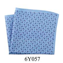 1pc New Cashew Flower Plaid & Polka Dot Print Pocket Square, Suit Chest Handkerchief Scarf Accessory For Men, Suitable For Wedding, Birthday, Party