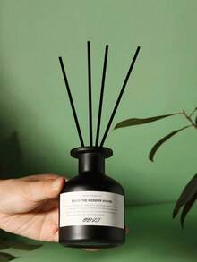 1 Set (1 Flasche Duftöl + 4 Stück Diffusor Stäbchen) Duftölset mit Diffusor ohne Flamme für lang anhaltenden Duft, geeignet für Schlafzimmer, Badezimmer, Wohnzimmer usw.