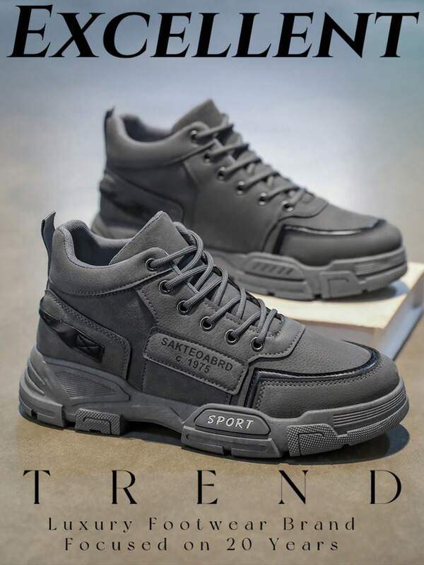 2025 Men's New Casual Sports Shoes, Boots, Outdoor Sports Shoes, Hiking Boots, Exploration, Construction, Farm, Cowboy, Versatile Work Shoes, Boots
