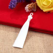 5 buc/pachet stil vintage cu ciucuri, perdea pliabilă cu evantai, ciucuri agățate, 90 x 15 mm