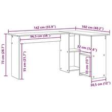 Desk And Drawer Storage - Brown - View 8