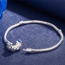 [银色项链] S925 银蛇骨链项链 | 女士珠宝，简约几何造型，耐用防过敏，适合原创吊坠串珠，自制，送给她的礼物 - 銀色 - 查看 3