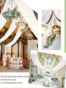 1pc Tulle Fabric For Wedding Dress Headpiece, Handmade Sewing Material, Suitable For Wedding Decoration, Party, Birthday, Home Decor, Outdoor