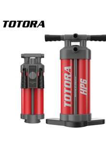 HP6 High Pressure Air Pump, Suitable For Surfboards, Inflatable Kites, Kayaks - Red - View 5