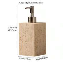 1pc Resin Soap Dispenser, Lotion Bottle Dispenser With Pump, Empty Organizer Hand Soap Dispenser Lotion Soap Dispenser Bottle Refillable Shampoo Container Bathroom Accessory - Multicolor - View 13