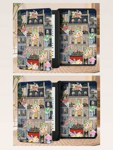 Kingsung 街头风图案平板电脑保护套，兼容 iPad 9.7/10.2/10.5/10.9/12.9/Pro 11（第十代）、Galaxy Tab S6 Lite 10.4 英寸、Kindle Paperwhite 第十二代（2024 年款）、Kindle 第十一代（2022 年款），柔软防震，带智能支架/自动唤醒/睡眠功能 - 彩色 - 查看 11