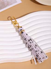 Conjunto de chaveiros com borlas | Pingentes coloridos e estampados para bolsas e chaves - Acessórios boêmios e chiques para mulheres