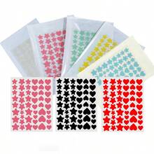 816pcs/Pack, 16pcs/Pack, 408pcs/Pack, 8pcs/Pack, 51pcs/Pack Star Stickers, Pentagram Stickers, Heart Stickers, Face Decorative Stickers, Photo Makeup Stickers, Party Decorative Stickers For Halloween, Christmas, Festivals, Events, Economic And Practical, Stockpiling Goods, Cosmetic Tools, Cheap Goods, Women's Gifts, Christmas Gifts