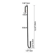 1/3 pezzi Ganci appendicorone extra large e spessi, rastrelliera vintage in ferro nero senza chiodi per decorazione porta, appendiabiti versatile adatto per decorazioni natalizie, autunnali, di Capodanno, decorazioni per la casa, decorazioni natalizie, decorazioni per la stanza, inverno