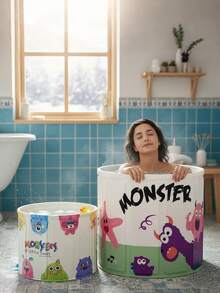 1 pièce Baignoire pliable best-seller, baignoire portable, baignoire autoportante pliable facilement - Aucune installation requise, isolation thermique, convient pour la salle de bain, l'hôtel, le bain d'eau chaude, le bain d'eau froide, rangement pratique