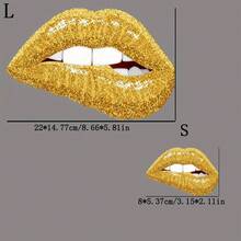 1/2/4pcs Gold Glitter Heat Transfer Stickers - DIY Clothing Customization For T-Shirts, Jeans, Hoodies And Backpacks (Plastic Material, Mixed Colors) - Shiny Clothing Stickers, Handmade Craft Supplies