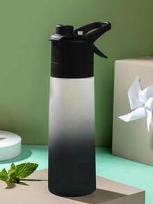 1 cái, 650ml/21,98oz, Khóa xịt chống rò rỉ, Tay cầm treo di động, Chất liệu PC, Bình nước xịt chuyển màu, Chủ đề lát cam mùa hè, Màu trong suốt mờ, Kiểu cốc thẳng, Vòng chống trượt - Nhiều màu - Xem 7