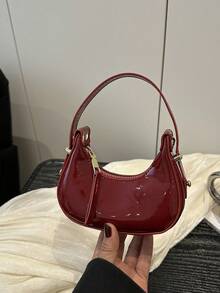 1 Túi xách PU cao cấp kiểu dáng nhỏ gọn mới, thời trang tiên phong, phối màu tươi trẻ, phong cách trẻ trung dành cho các bạn gái, có thể cầm tay, dây đeo vai không thể điều chỉnh, giản dị nhưng vẫn sành điệu, hoàn hảo cho những chuyến đi chơi và cũng có thể làm quà tặng cho bạn bè. - Túi xách PU - Xem 6