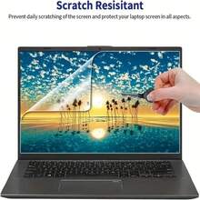 14-Inch Anti-Blue Light Eye Mask Protects The Screen From Scratches And Protects The Eyes From Radiation And Blue Light. Easy To Apply, Suitable For Students, Home And Office Use - Clear - View 2