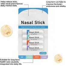 Nasal Stick Boost Energy Set, Nose Inhaler Stick, Nasal Stick, Nasal Stick Inhaler, Nasal Sticks For Breathing