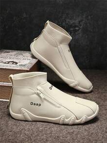 Neue Herren Lässig Sportschuhe, Lederoberfläche mit wasserdichtem Design, flache rutschfeste Sohle, geeignet für verschiedene Anlässe, modischer Lässig Stil