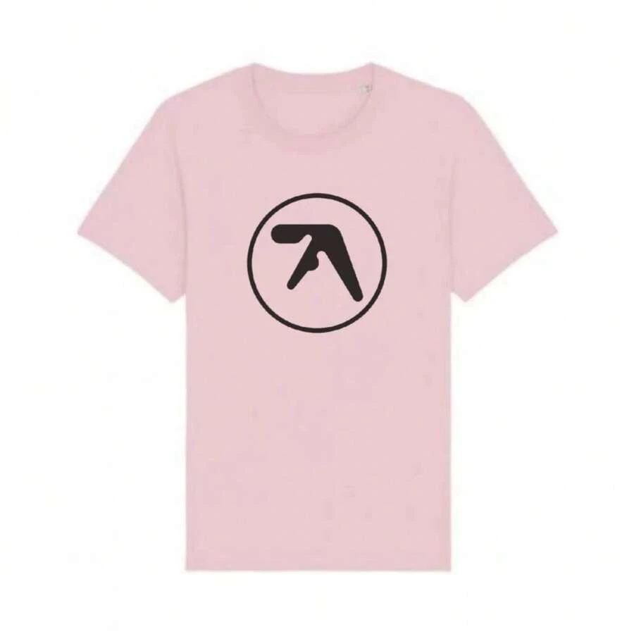 Unisex Premium 1000% Cotton T-Shirt Printed Aphex Twin Logo Music Casual Shirt IMMEDIATE SHIPPING - 玫瑰紅 - 查看 1