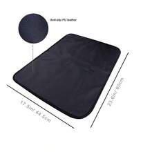 Ledersitzschoner für Babyautositz, rutschfest, kratzfest und leicht zu reinigen, wasserdichte Autositzauflage mit universeller Passform