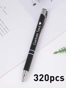 1-320pcs Custom Pens Ballpoint With Name,Back To School Supplies For Kids,Personalized Business Engraver Pens Ballpoint,Customized Gel Pens,Customizable Teacher Pens,Pens Ballpoint Smooth Writing Pens,Modern,Cute,Suitable For Birthday Gifts,Teachers' Day,Wedding,Office,Ideas Gifts For Him/Her,Friends,Workers,Teacher,Coworkers,Bridal,Warm Ambience,Fall Decor
