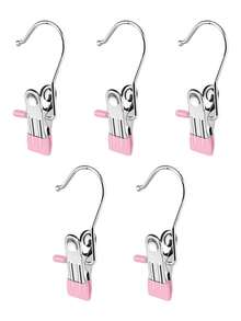 30个不锈钢衣夹，洗衣衣钉钩，便携式挂衣夹，衣柜整理器，衣架装饰，衣架万圣节装饰万圣节服装旅行便携式挂衣夹，袜子，衣服，裤子的存储和组织，秋季装饰节日装饰